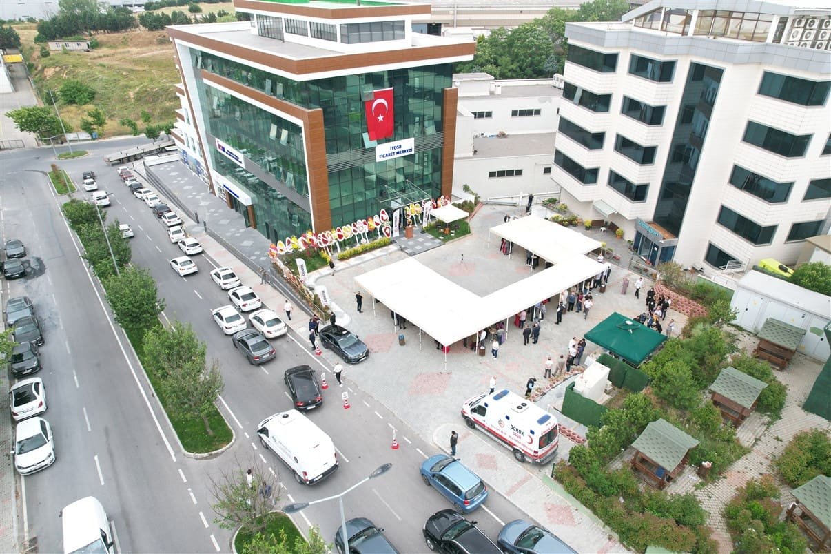 İtosb ticaret merkezi tepeden